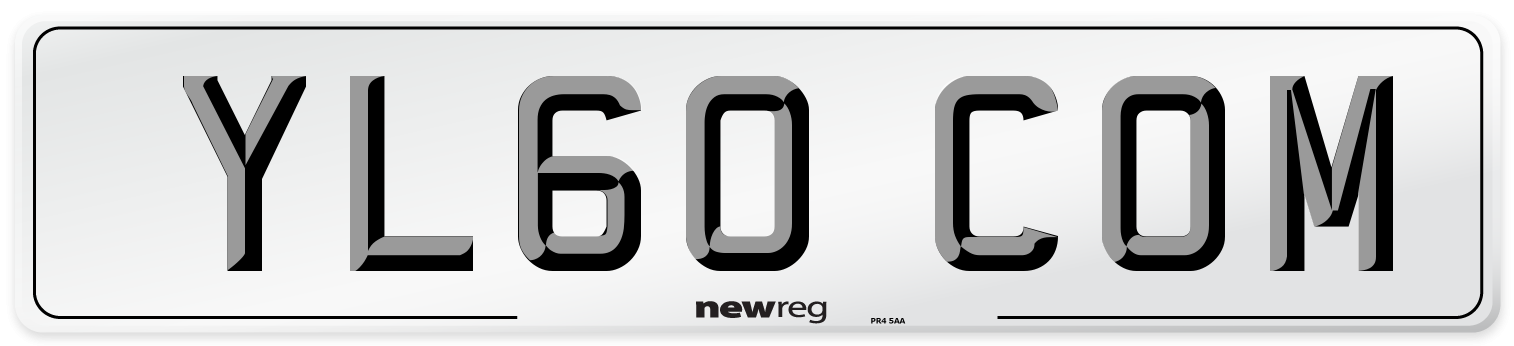 YL60 COM Number Plate from New Reg